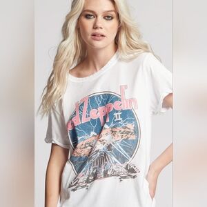 NWT Recycled Karma X Odd People Collab Led Zeppelin II Album Cover 1969 Tee, L
